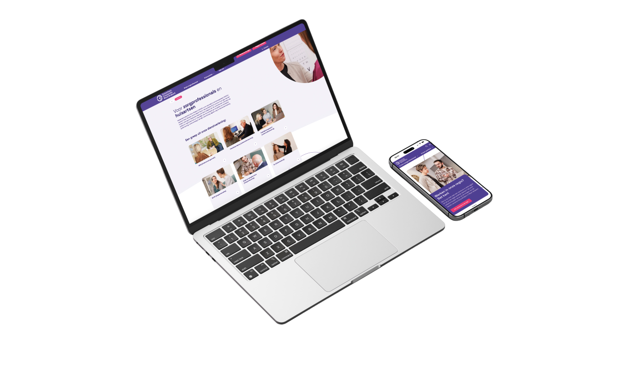 Een nieuwe website gemaakt door Dirk