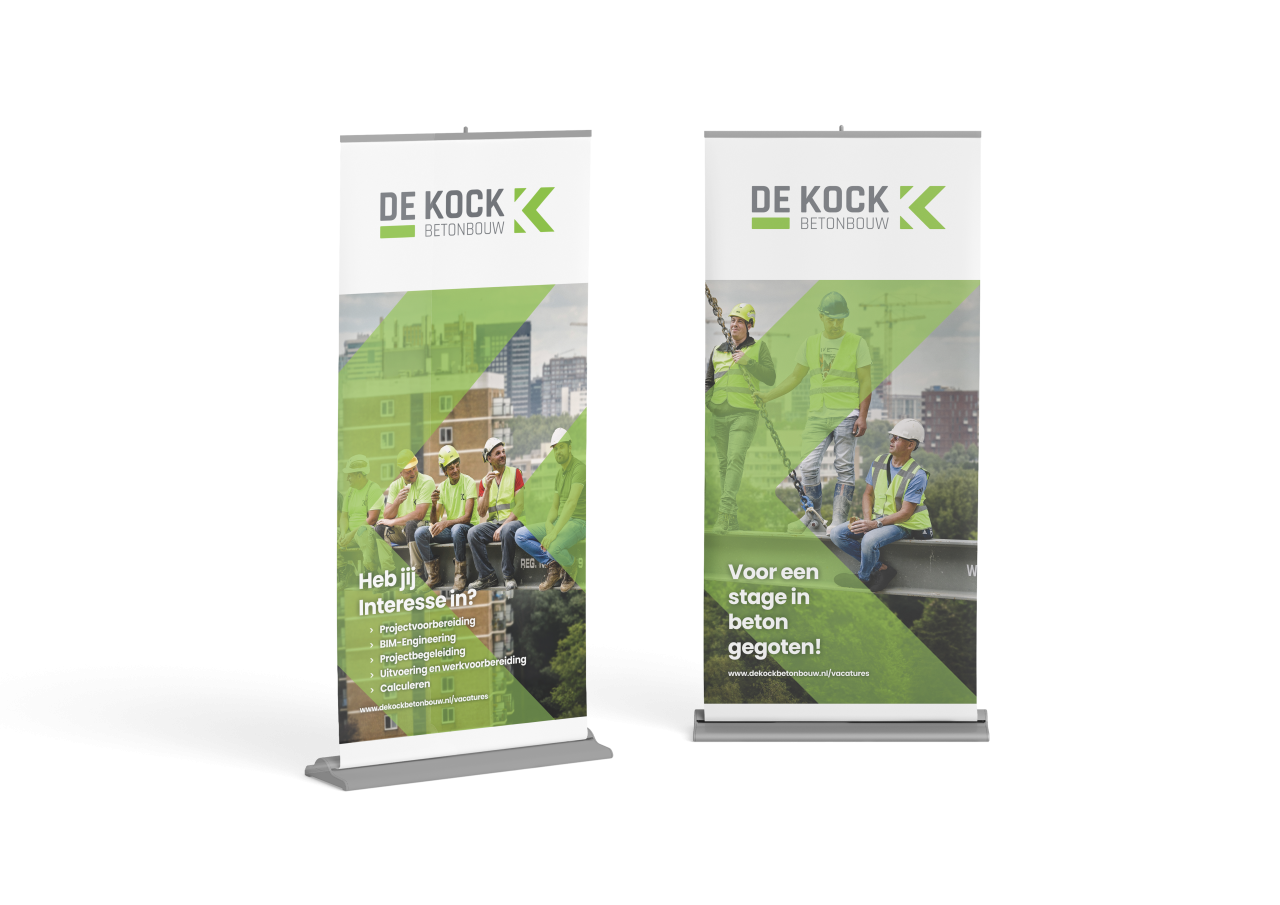 Banners gemaakt door Dirk