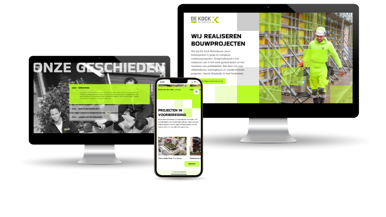 Nieuwe website gemaakt door Dirk