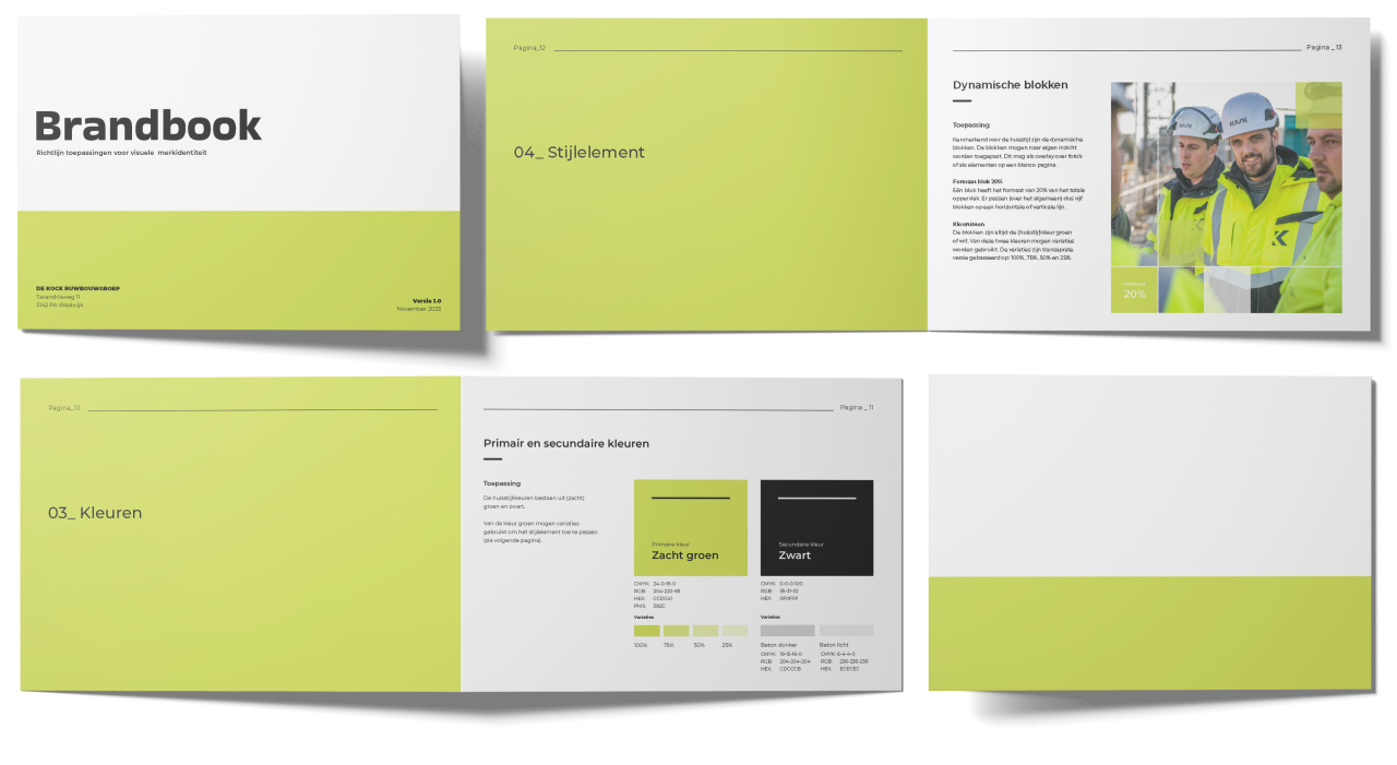 Nieuwe huisstijl gemaakt door Dirk